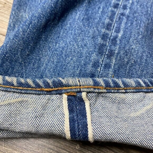 Vintage Levi's 501 Redline Selvedge Denim #6 Button Fly 70s USA Jeans 30x29 - Picture 3 of 16